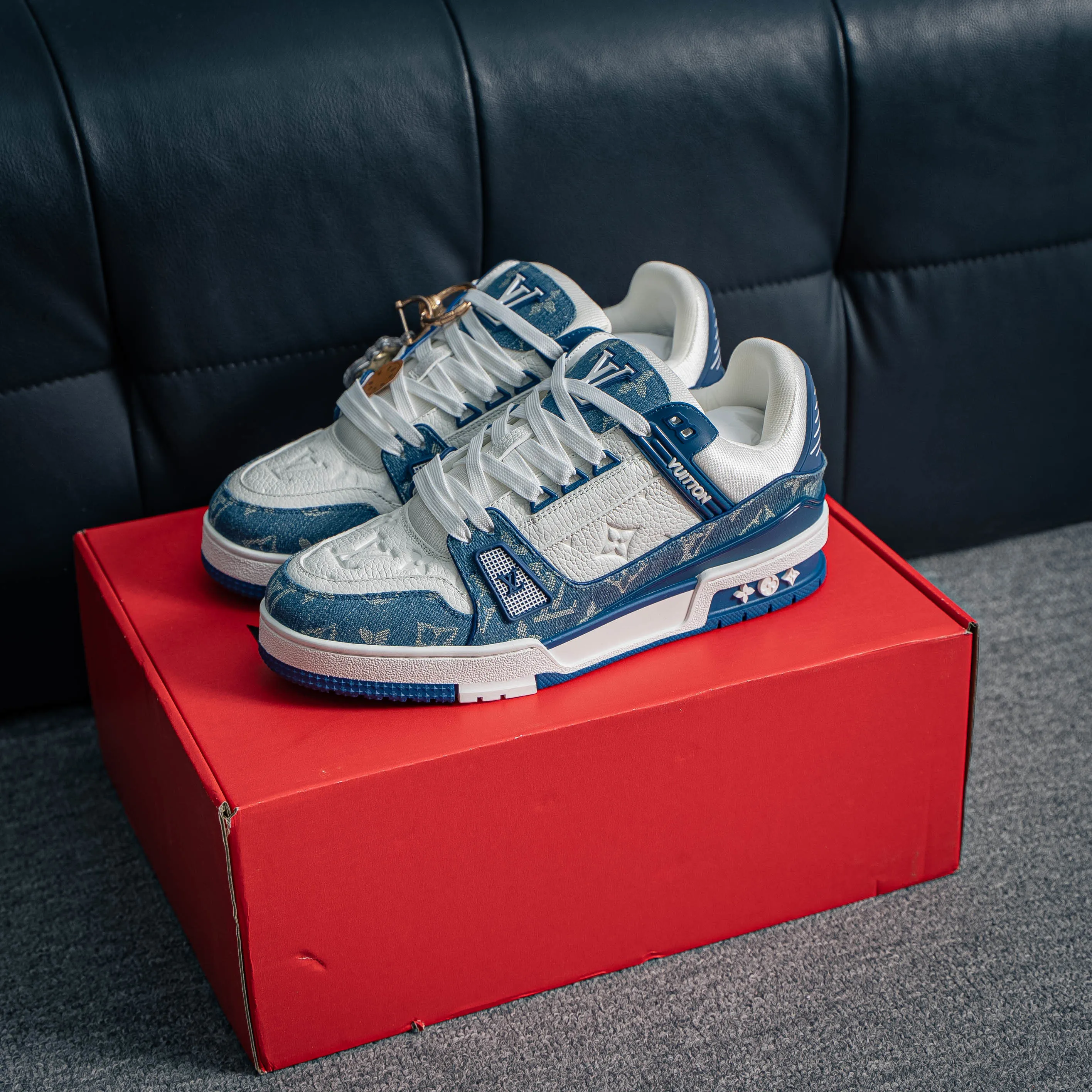 【Red 】Louis Vuitton LV Trainer Series Sneakers # ，✦ NFC # ZP ， #
